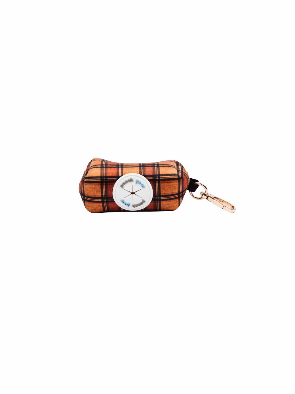 Chestnut Checks Dog Waste Bag Holder