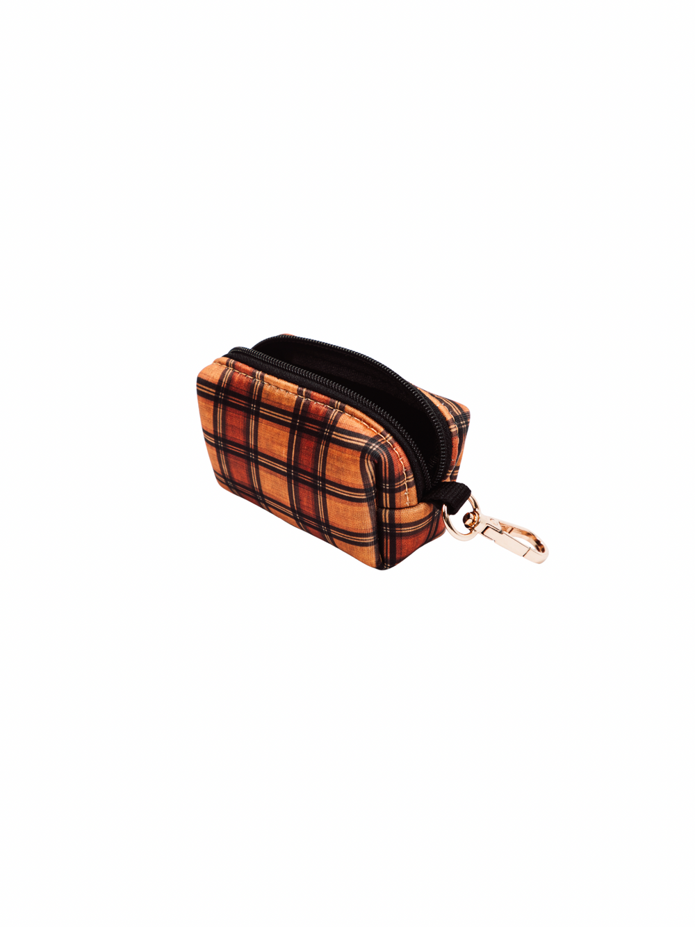 Chestnut Checks Dog Waste Bag Holder
