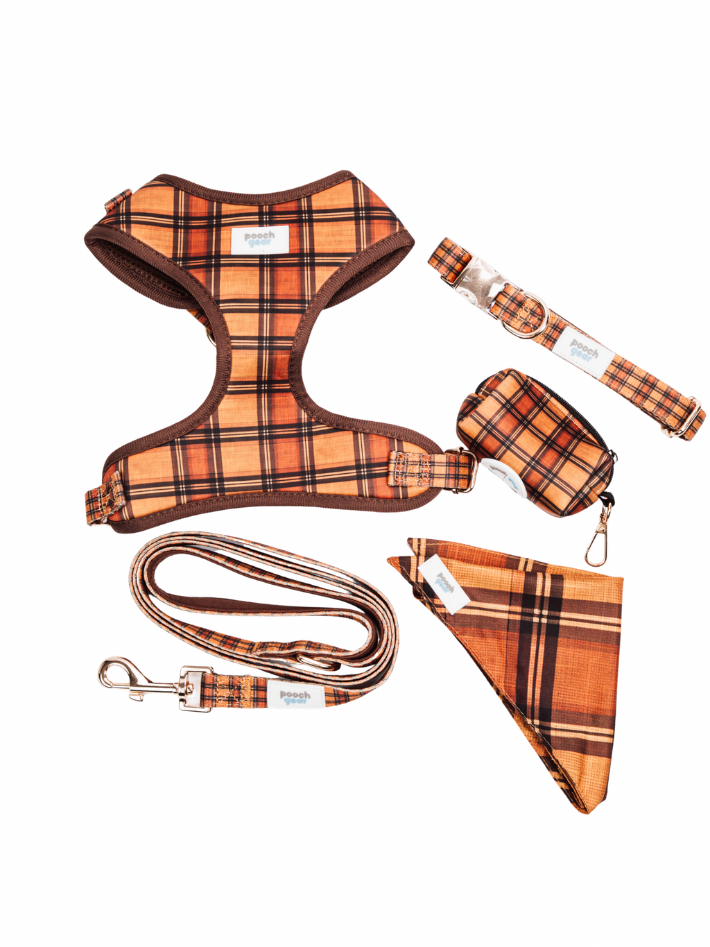 Chestnut Checks Whole Shebang Set