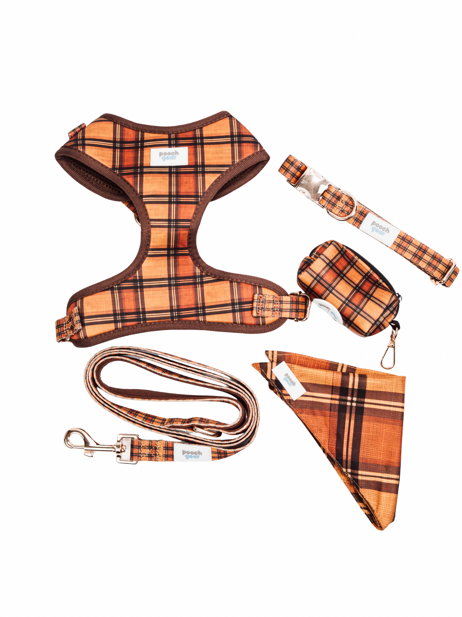 Chestnut Checks Whole Shebang Set
