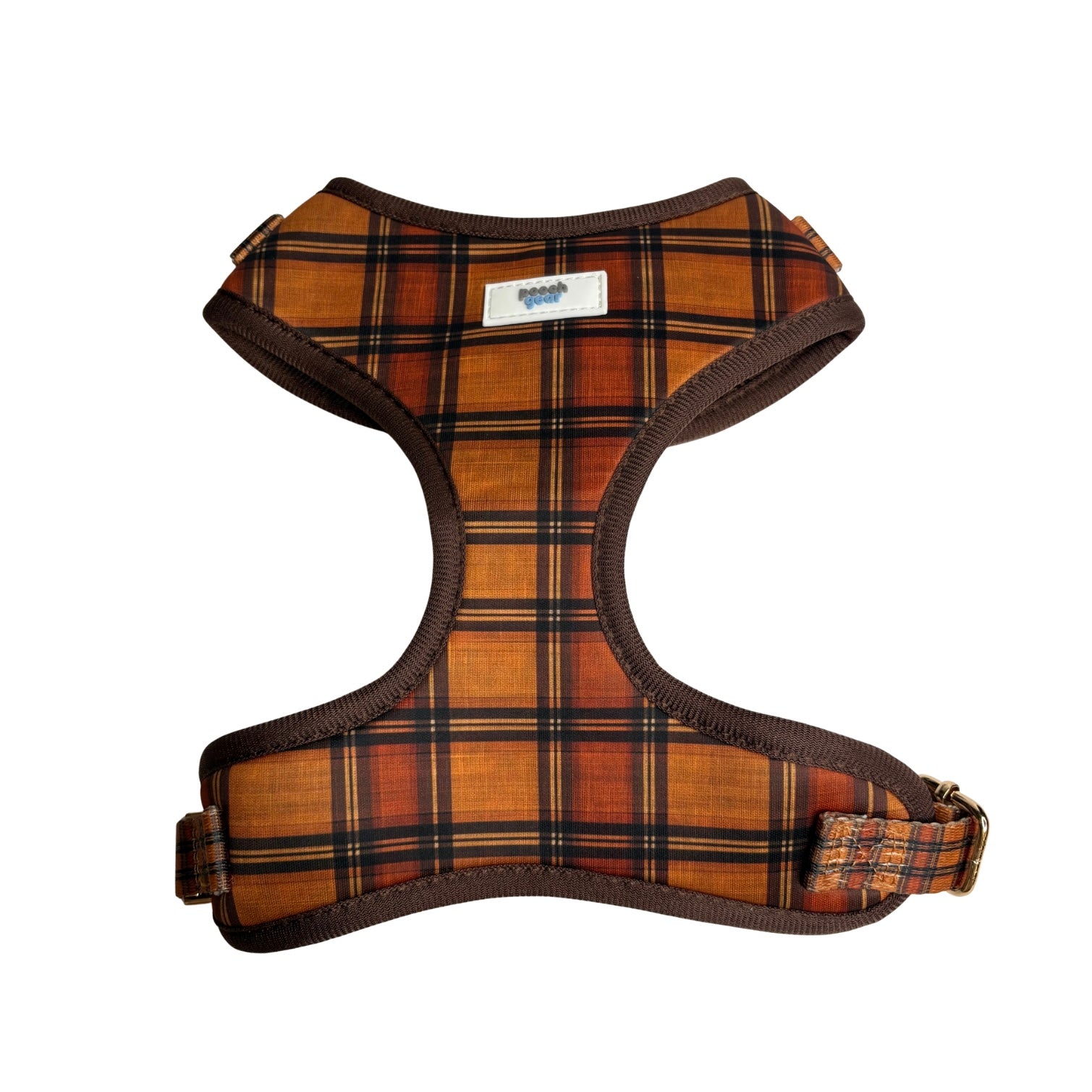 Chestnut Checks Dog Harness