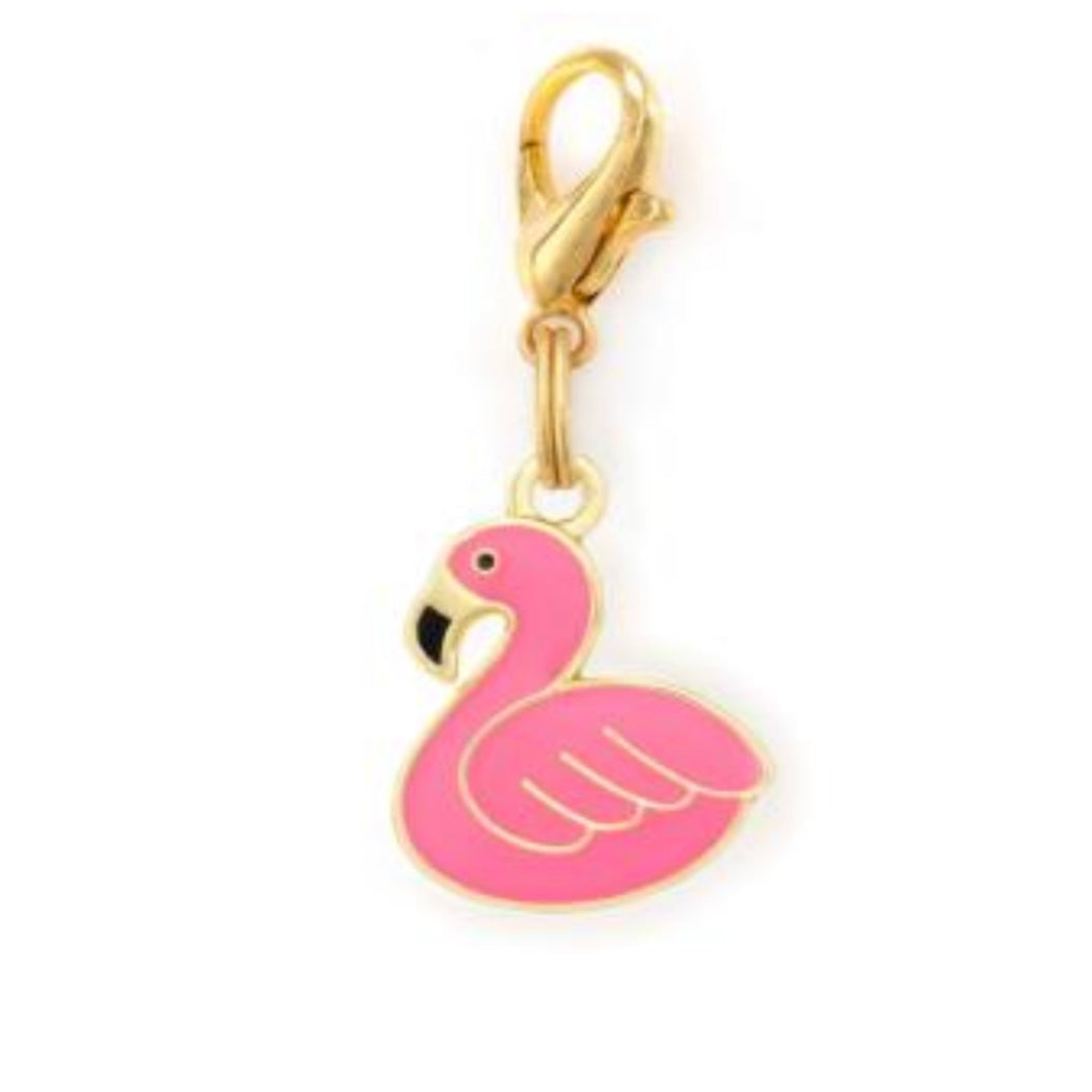 Flamingo Collar Charm